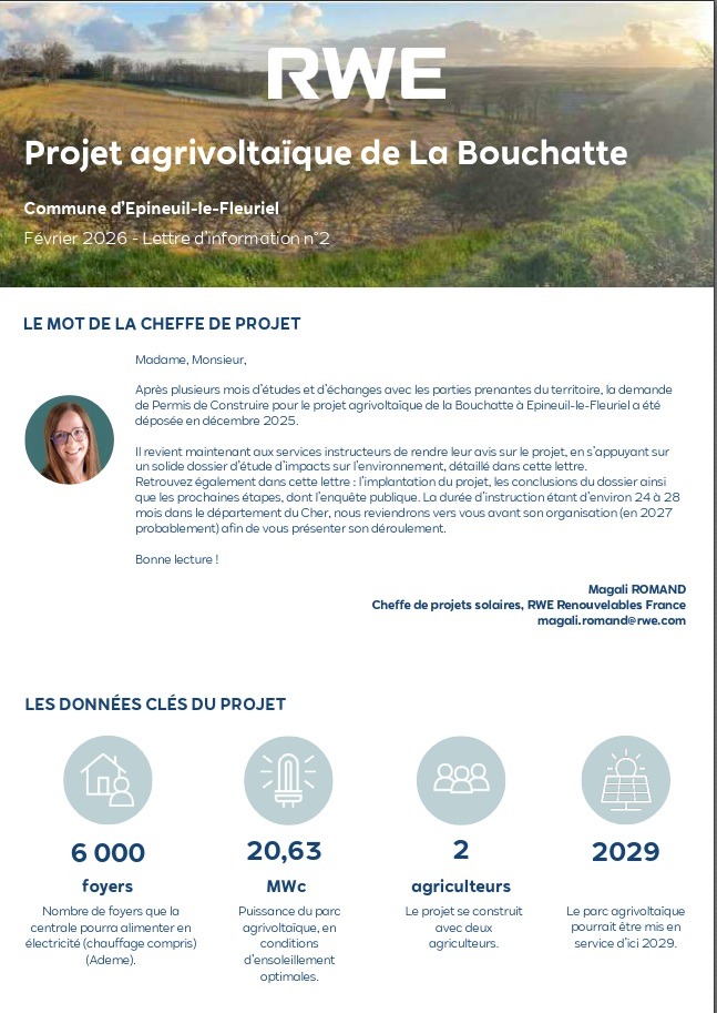 Lettre d'information n°2